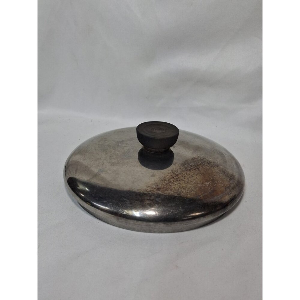 Vtg Revere Ware Stainless Steel Replacement Lid – 7" Inner Rim
